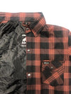 Grey and Black Mens Quilted Flannel Jacket - Pure Adrenaline Motorsports