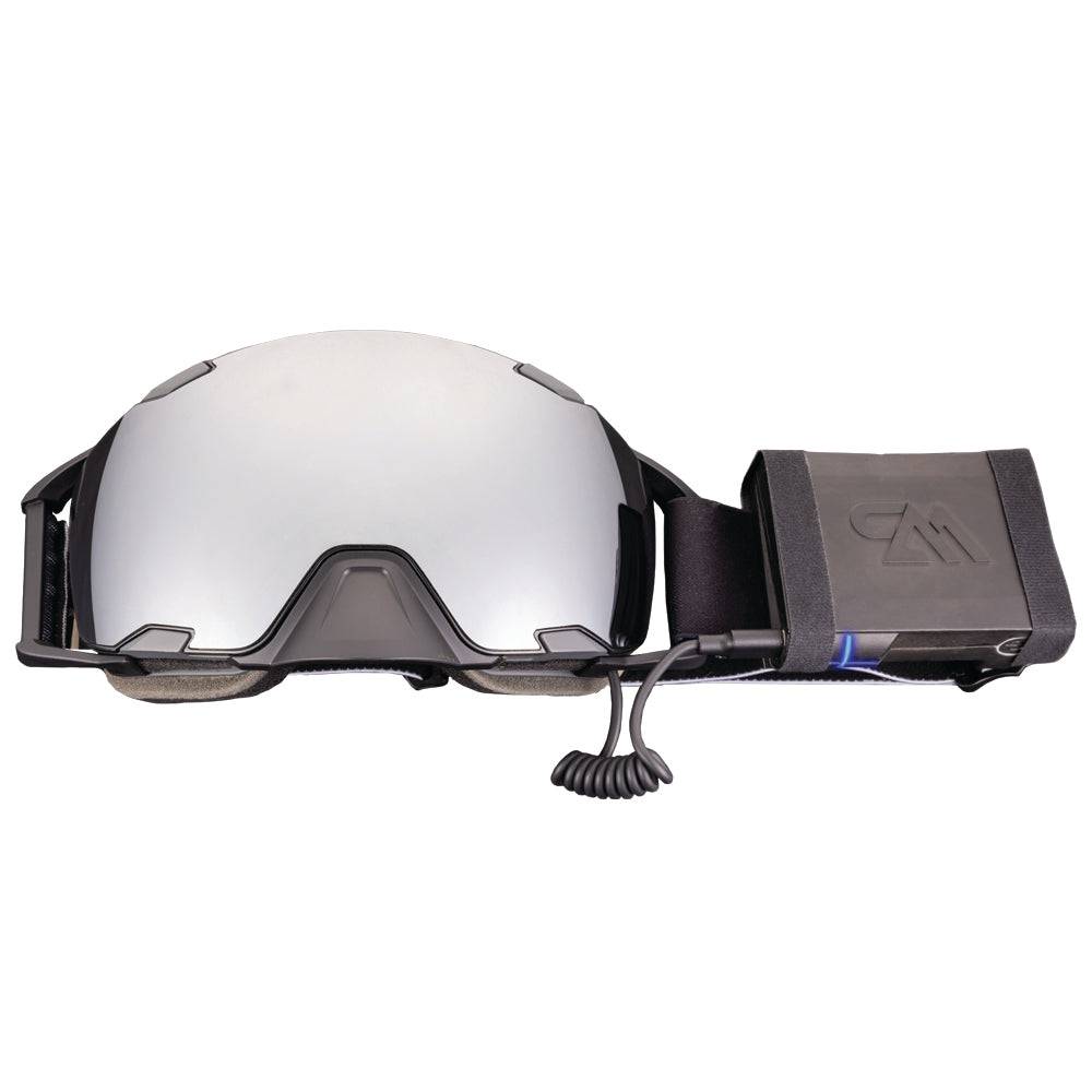 self tinting ski goggles Tinted Lens Hero Heated Snow Goggles (2023)