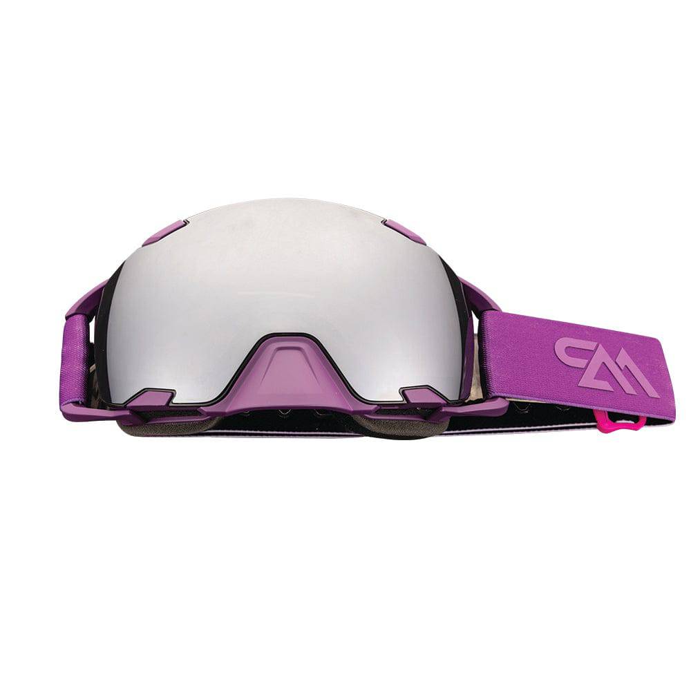 Pure Adrenaline Zone Snow Goggles (Purple, One Size)