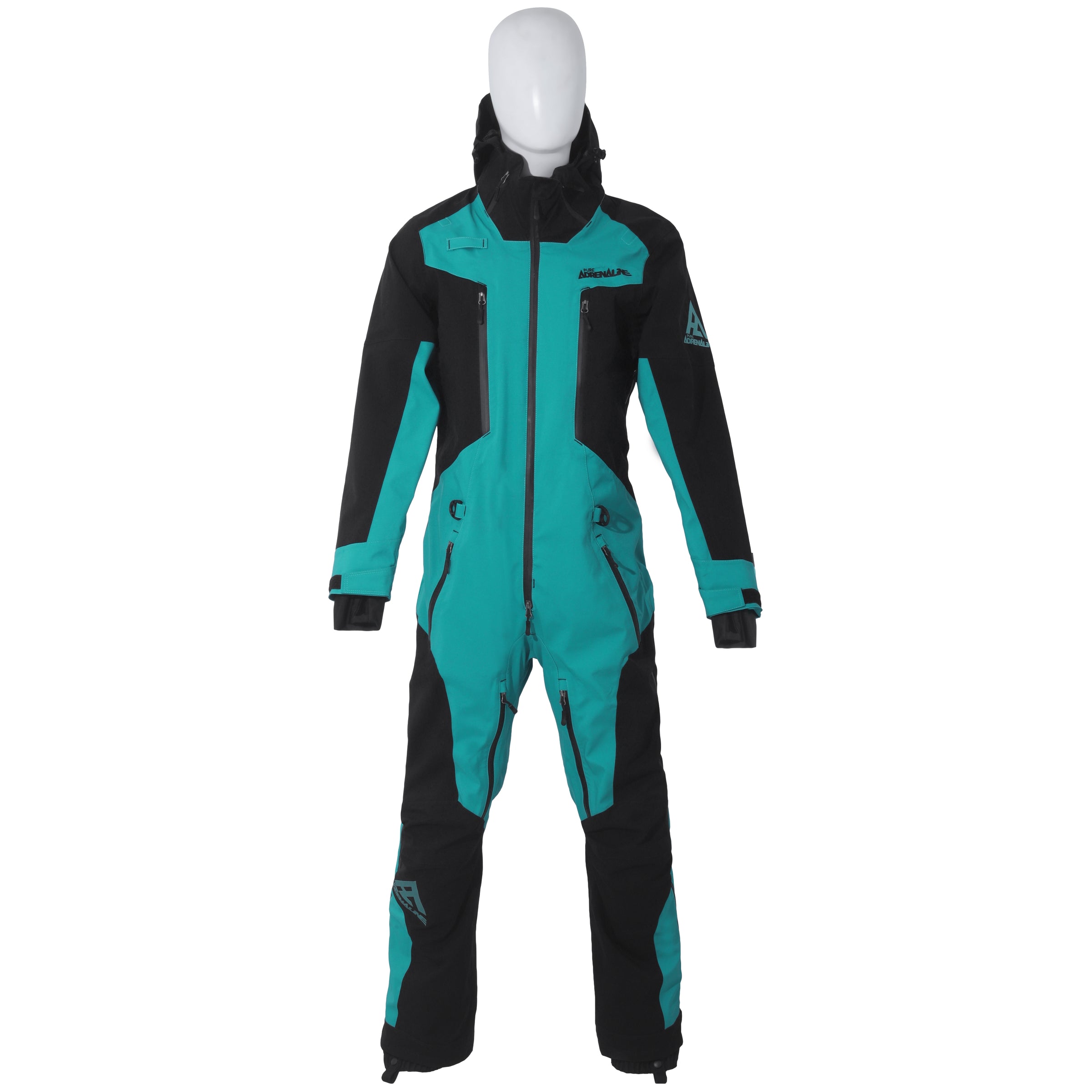 Pure Adrenaline Teal/Black Vortex Monosuit - Pure Adrenaline Motorsports