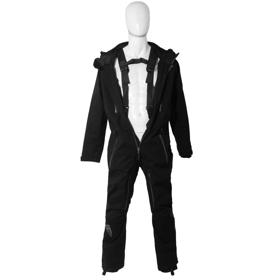 Pure Adrenaline Black/Gray Vortex Monosuit - Pure Adrenaline Motorsports