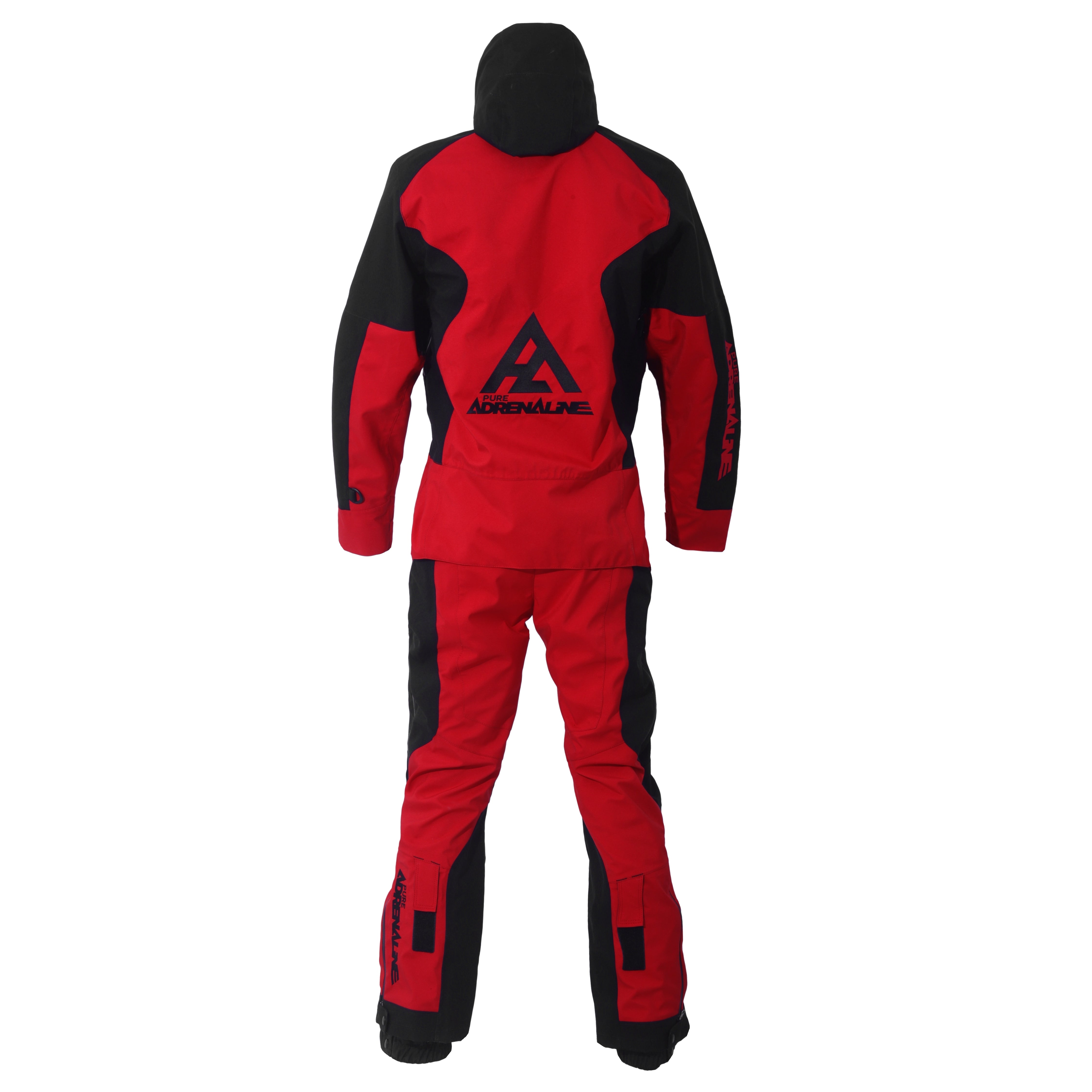 ダーツ MoneMone Red/Black Men's Vortex Snowmobile Monosuit – 20K Waterproof Shell