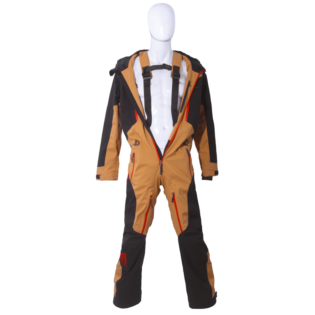 Pure Adrenaline Almond/Black Vortex Monosuit - Pure Adrenaline Motorsports