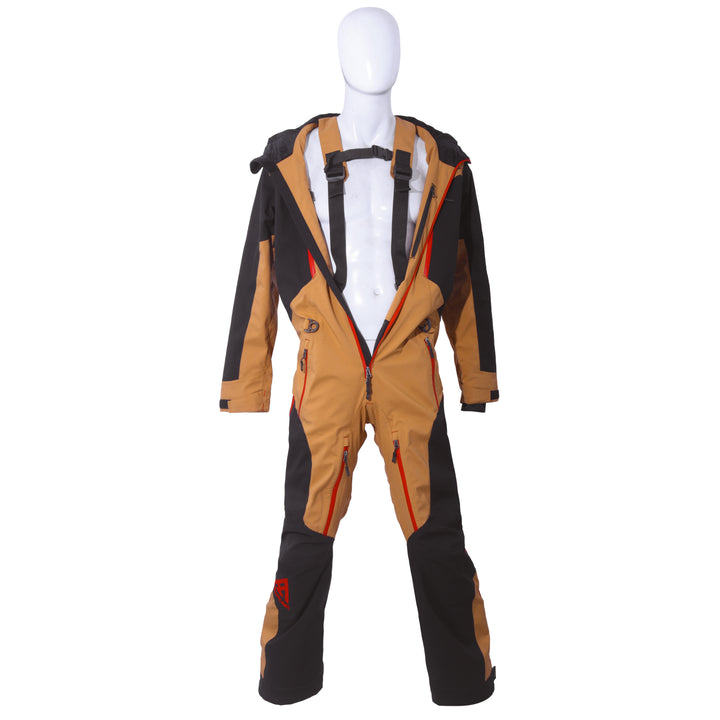 Pure Adrenaline Almond/Black Vortex Monosuit - Pure Adrenaline Motorsports