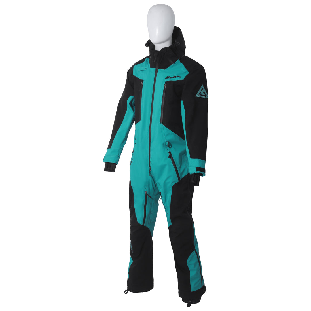 Pure Adrenaline Teal/Black Vortex Monosuit - Pure Adrenaline Motorsports