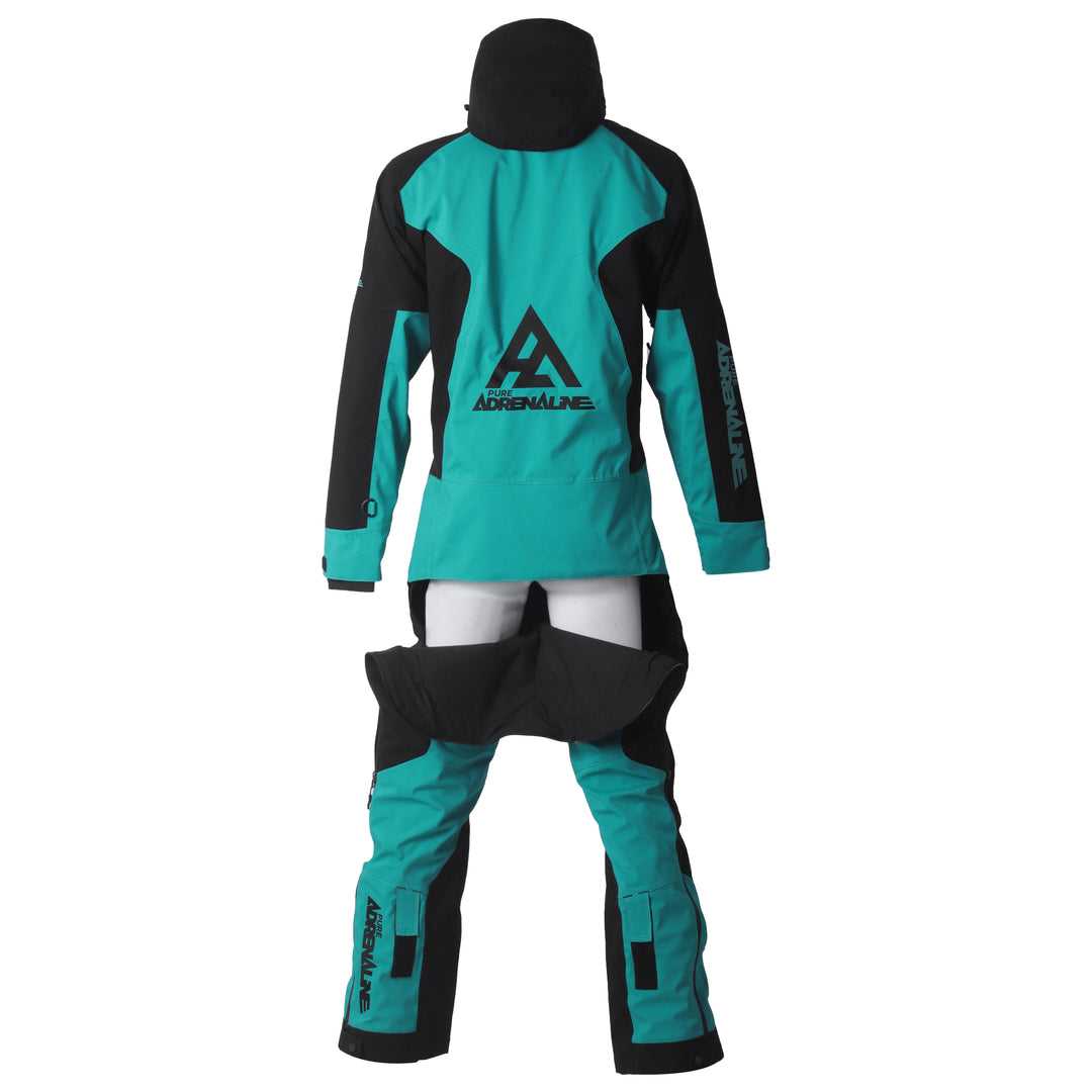 Pure Adrenaline Teal/Black Vortex Monosuit - Pure Adrenaline Motorsports