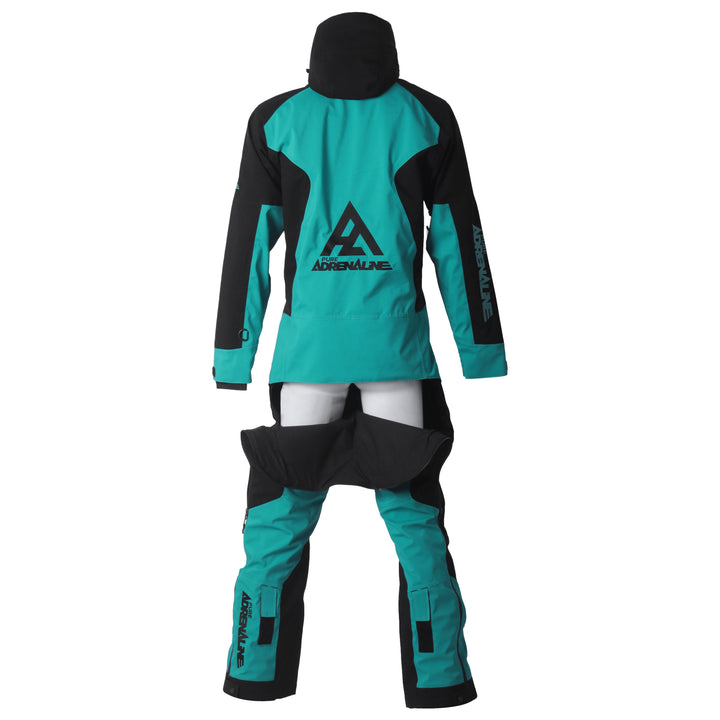 Pure Adrenaline Teal/Black Vortex Monosuit - Pure Adrenaline Motorsports