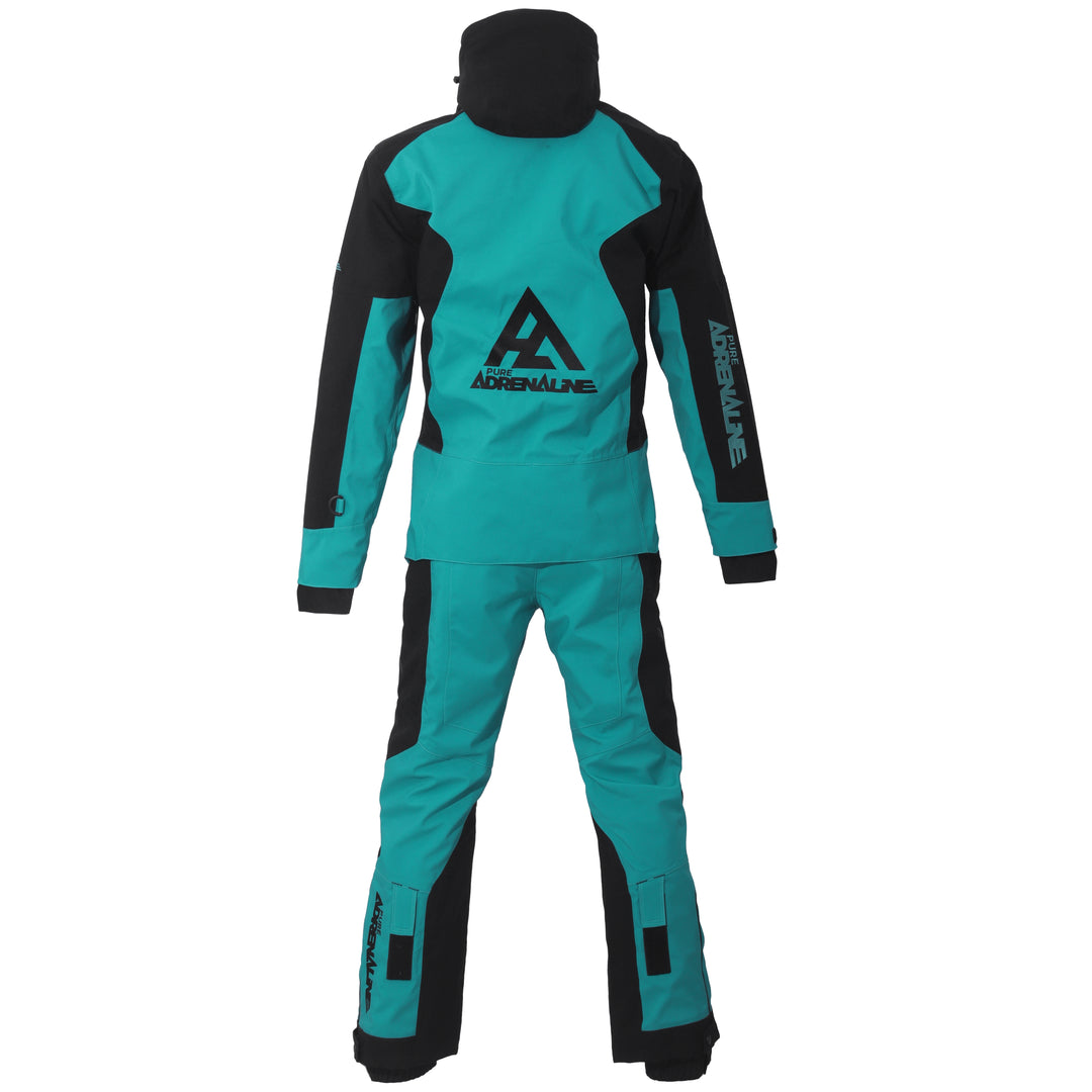 Pure Adrenaline Teal/Black Vortex Monosuit - Pure Adrenaline Motorsports