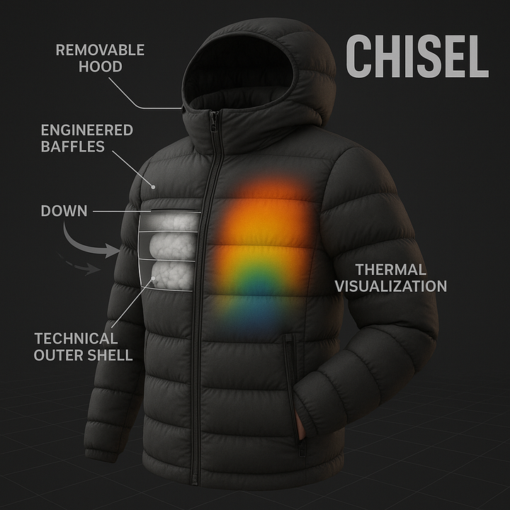 Dark Blue Mens Chisel Jacket - Pure Adrenaline Motorsports