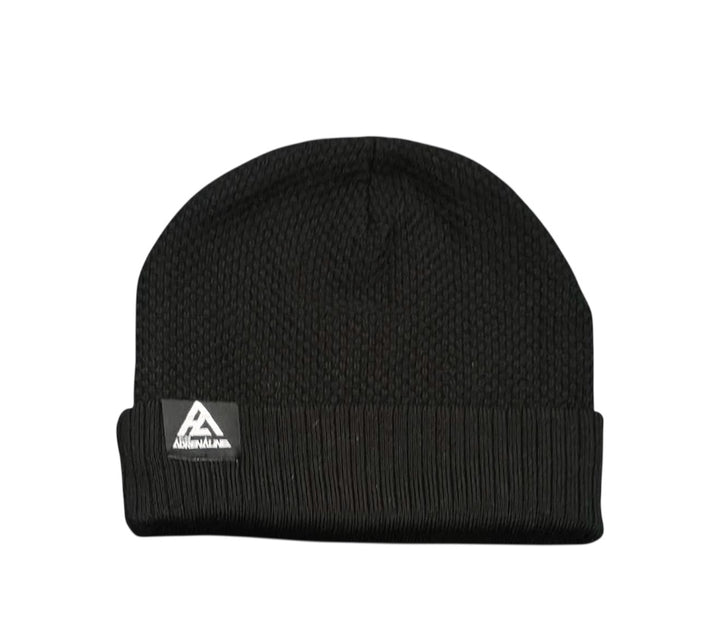 Black Knit Pure Adrenaline Beanie - Pure Adrenaline Motorsports