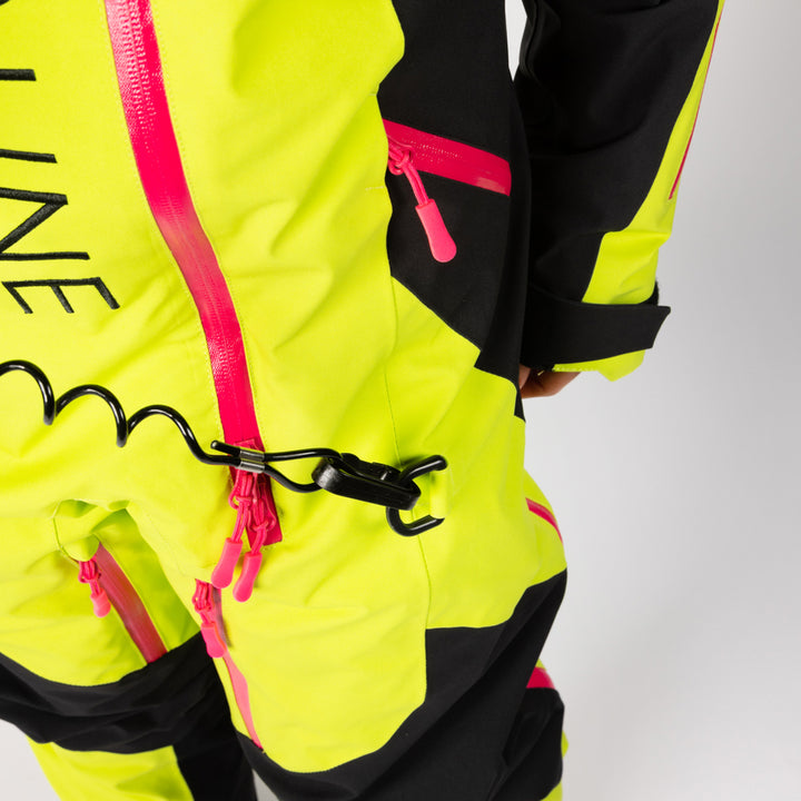 Acid Lime / Black Womens Gravity Mono Suit (2024) - Pure Adrenaline Motorsports