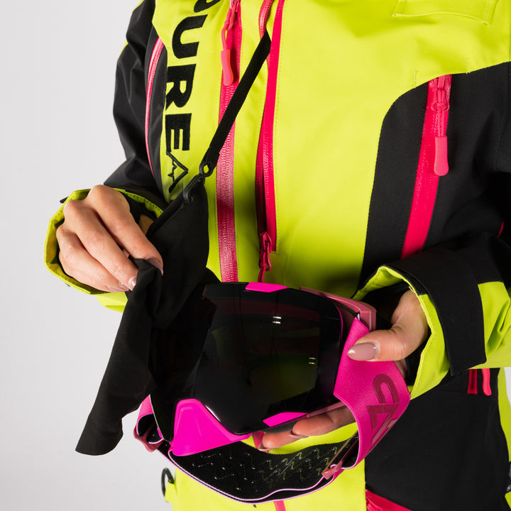 Acid Lime / Black Womens Gravity Mono Suit (2024) - Pure Adrenaline Motorsports