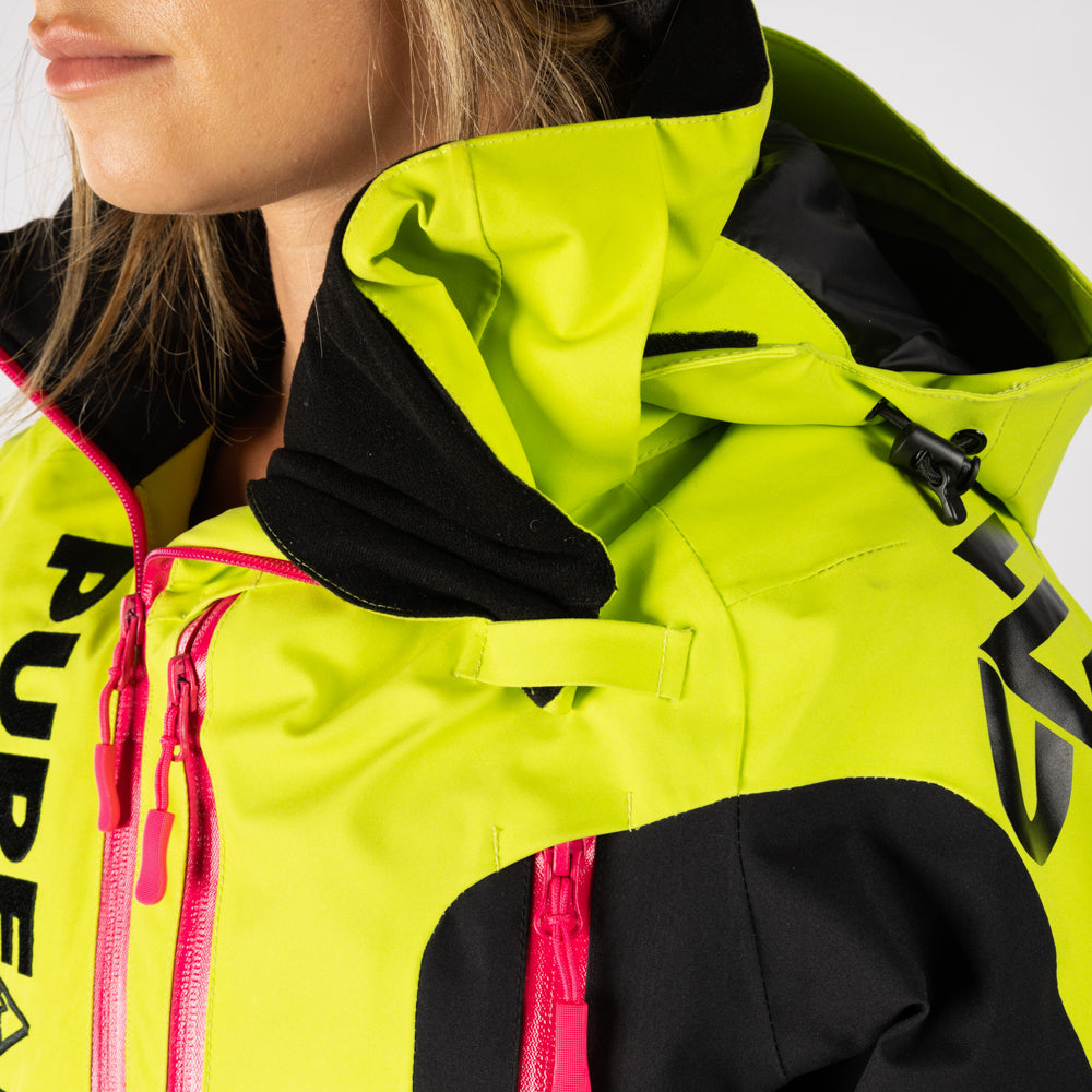 Acid Lime / Black Womens Gravity Mono Suit (2024) - Pure Adrenaline Motorsports