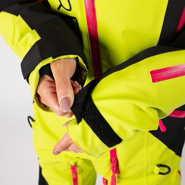 Acid Lime / Black Womens Gravity Mono Suit (2024) - Pure Adrenaline Motorsports