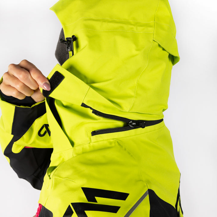 Acid Lime / Black Womens Gravity Mono Suit (2024) - Pure Adrenaline Motorsports