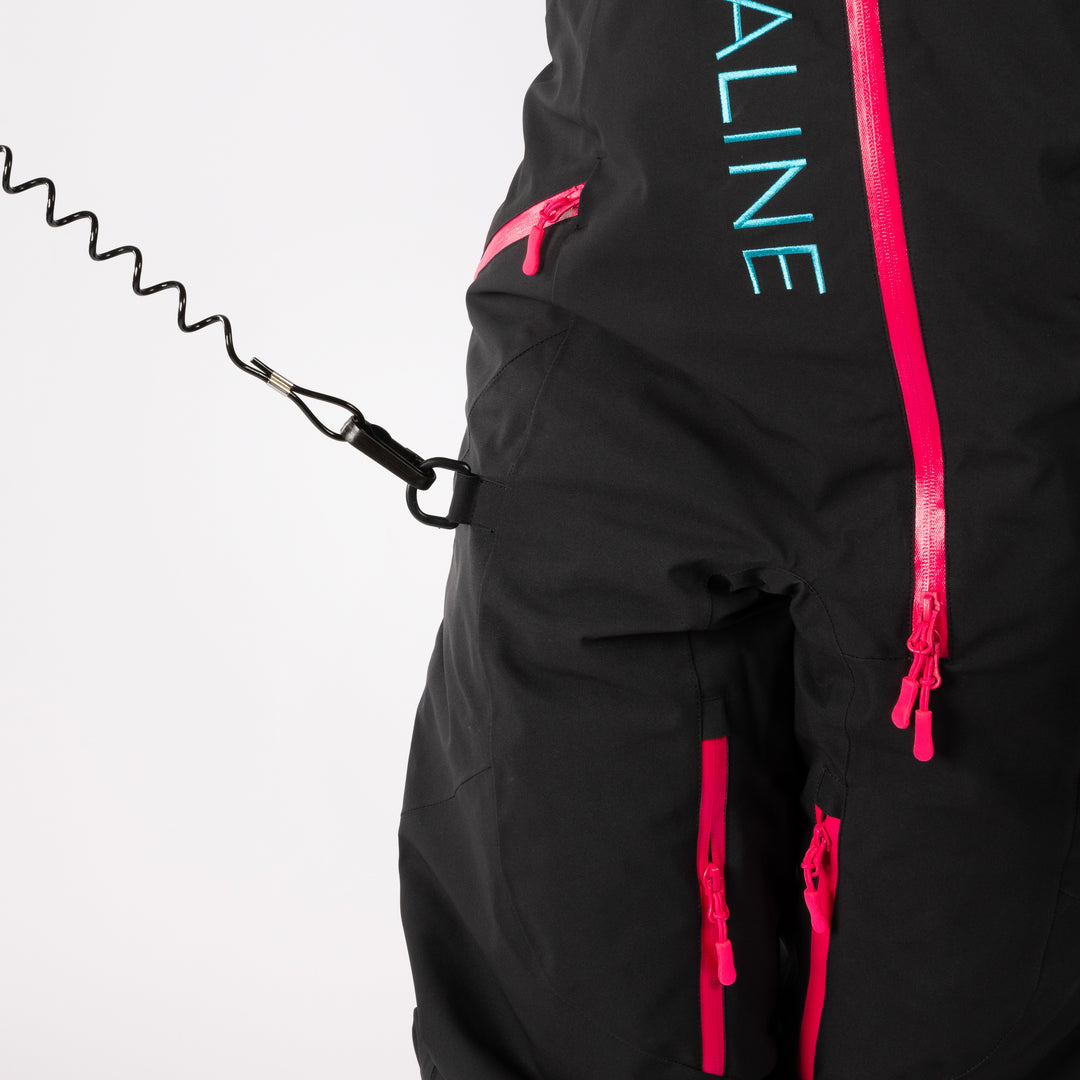 Black / Scuba Blue Womens Gravity Mono Suit (2024) - Pure Adrenaline Motorsports