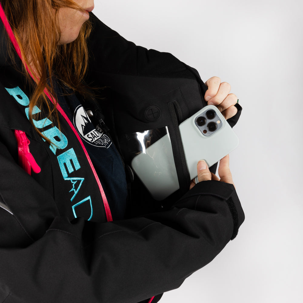 Black / Scuba Blue Womens Gravity Mono Suit (2024) - Pure Adrenaline Motorsports