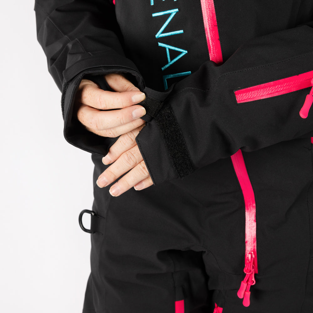 Black / Scuba Blue Womens Gravity Mono Suit (2024) - Pure Adrenaline Motorsports