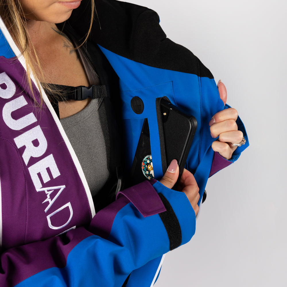 Snorkel Blue / Phlox Womens Gravity Mono Suit (2024) - Pure Adrenaline Motorsports