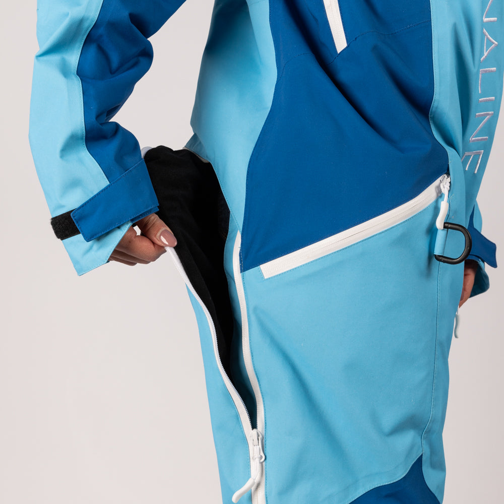 Splish Splash / Snorkel Blue  Womens Drop Mono Suit (2024) - Pure Adrenaline Motorsports
