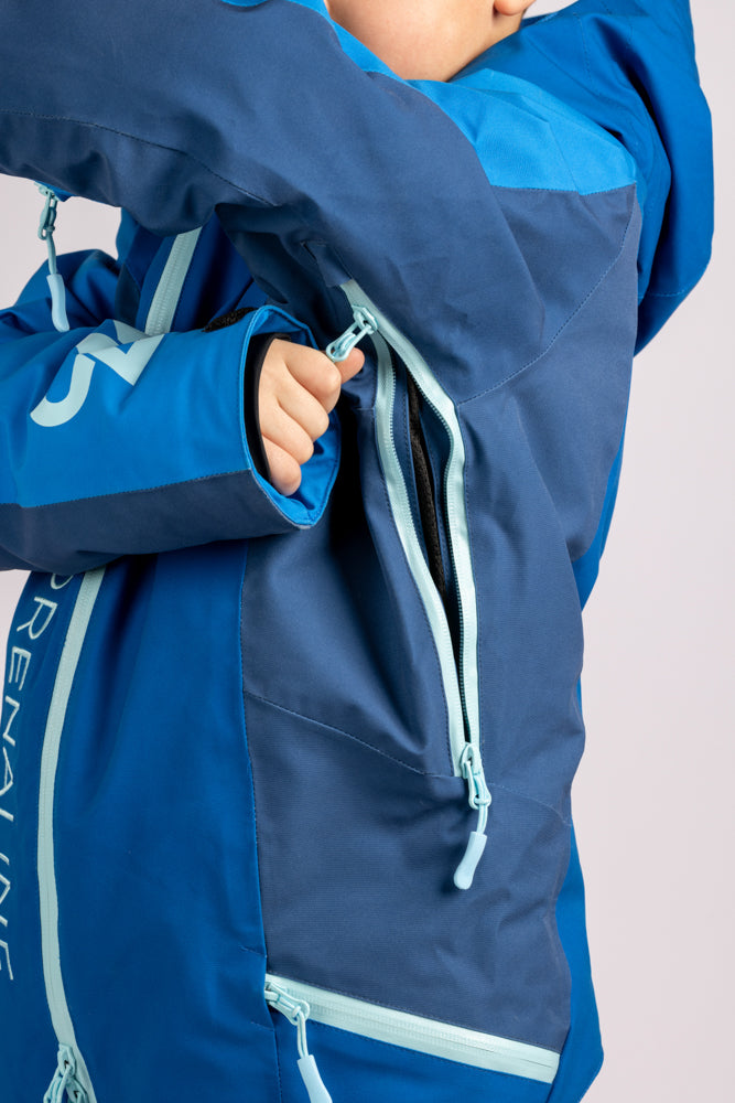 Indigo / Blue Youth Mono Suit (2024) - Pure Adrenaline Motorsports