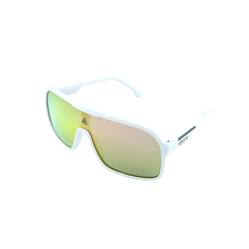 White / Pink Clutch Pure Adrenaline Sunglasses (2024) - Pure Adrenaline Motorsports