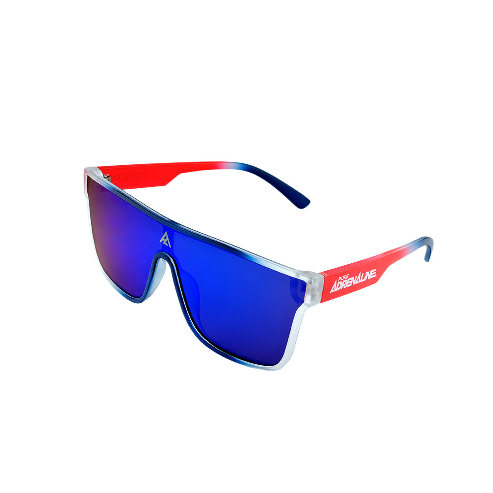 Blue / Blue Mountain Side Pure Adrenaline Sunglasses (2024) - Pure Adrenaline Motorsports