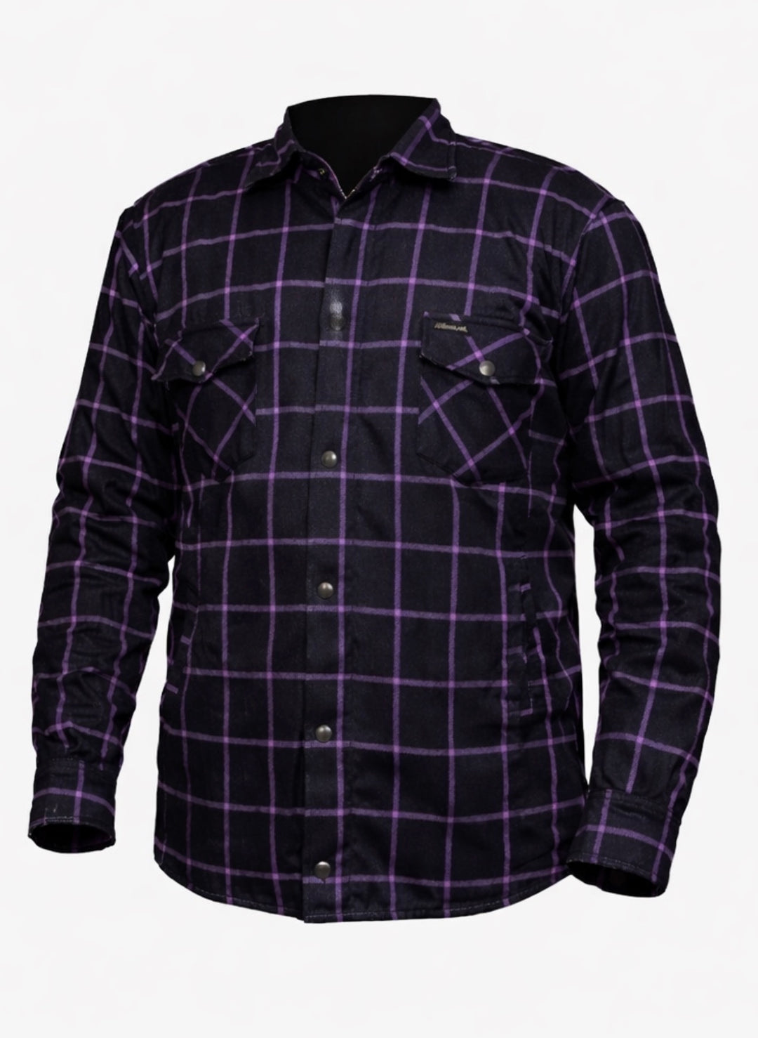 Mens Buffalo Flannel Black/Purple - Pure Adrenaline Motorsports