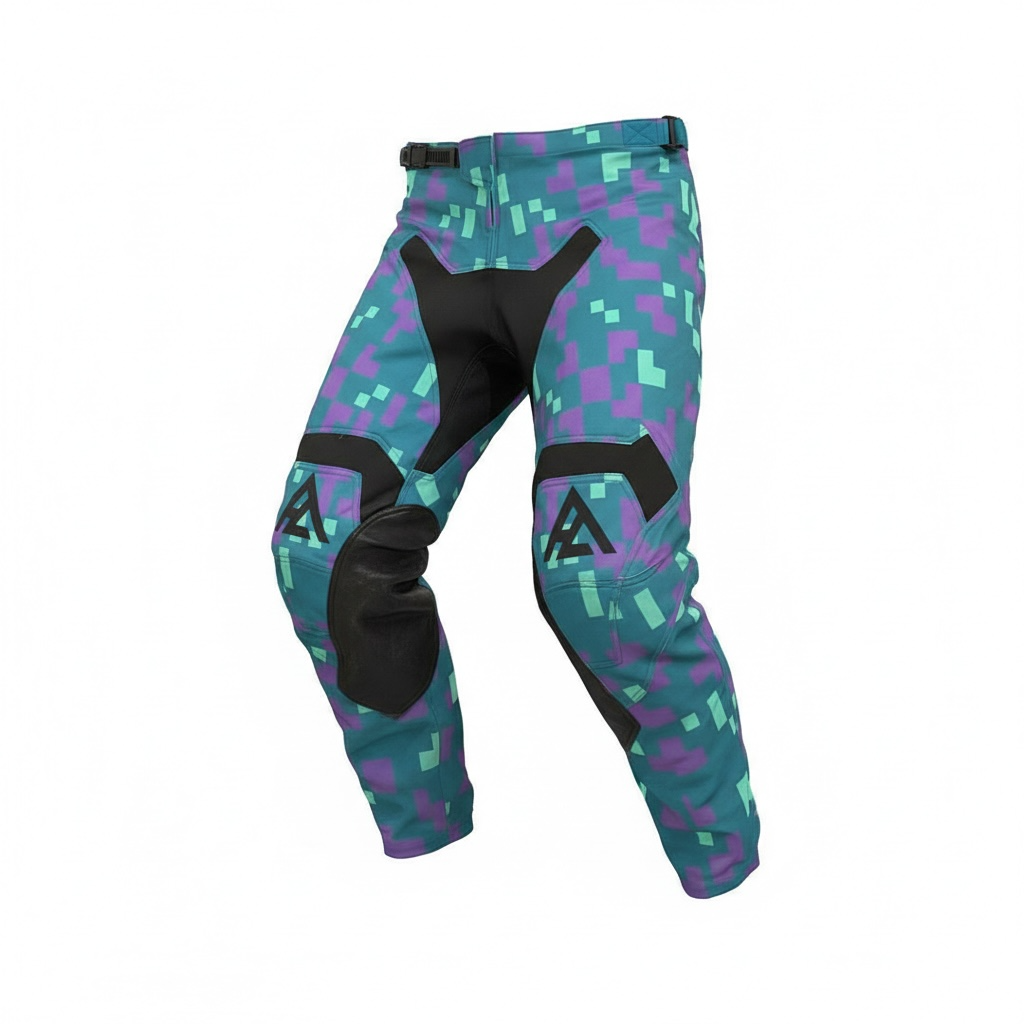 Pure Adrenaline Blue/Green Rev Series Moto Pants - Pure Adrenaline Motorsports