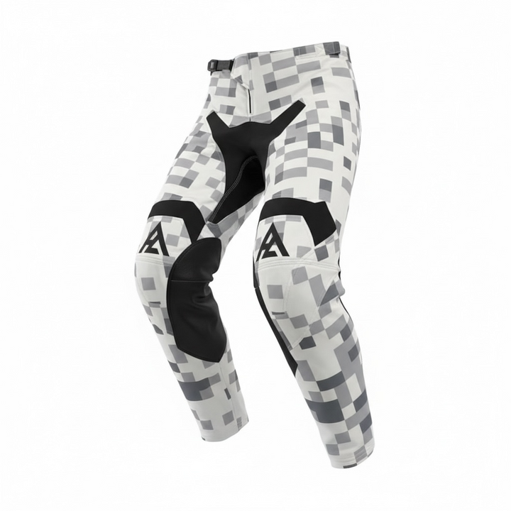 Pure Adrenaline White/Gray Rev Series Moto Pants - Pure Adrenaline Motorsports