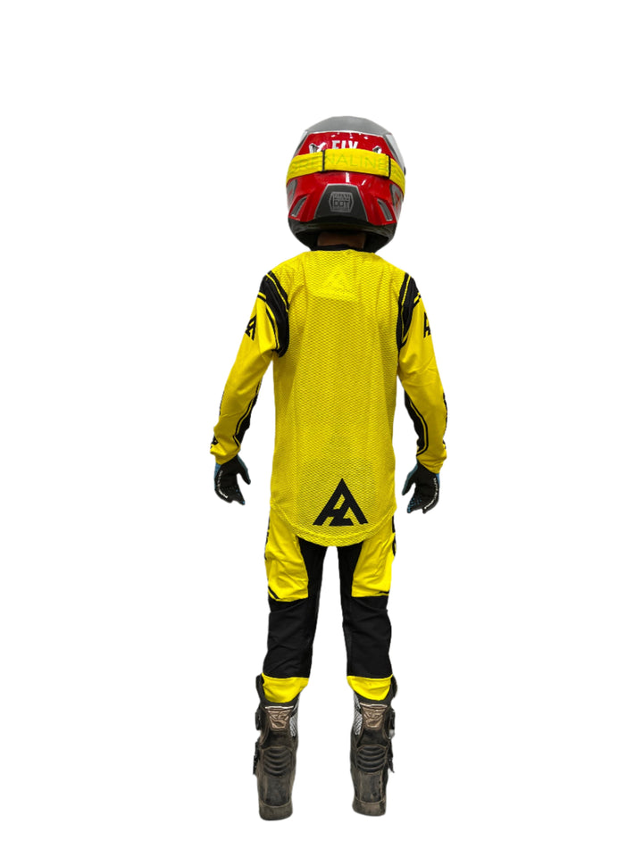 Youth AC Series MX Pants Yellow/Black 2024 - Pure Adrenaline Motorsports