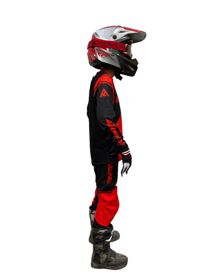 Youth AC Series MX Jersey Red/Black 2024 - Pure Adrenaline Motorsports