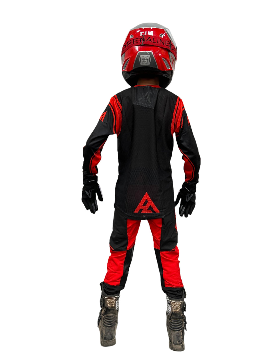 Youth AC Series MX Jersey Red/Black 2024 - Pure Adrenaline Motorsports