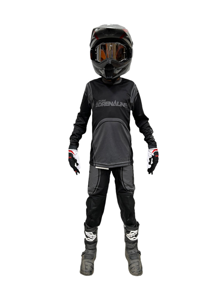 Youth AC Series MX Pants Black/Grey 2024 - Pure Adrenaline Motorsports