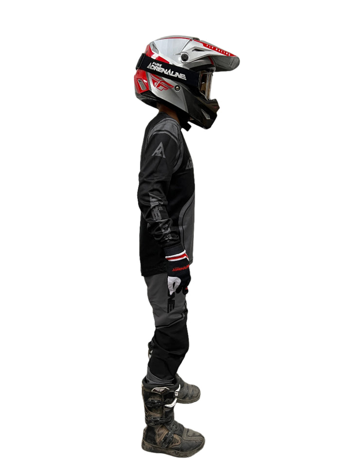 Youth AC Series MX Pants Black/Grey 2024 - Pure Adrenaline Motorsports
