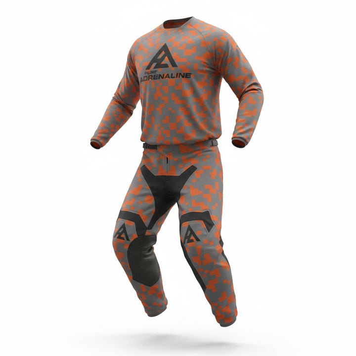 Pure Adrenaline Red/Gray Rev Series Moto Pants - Pure Adrenaline Motorsports