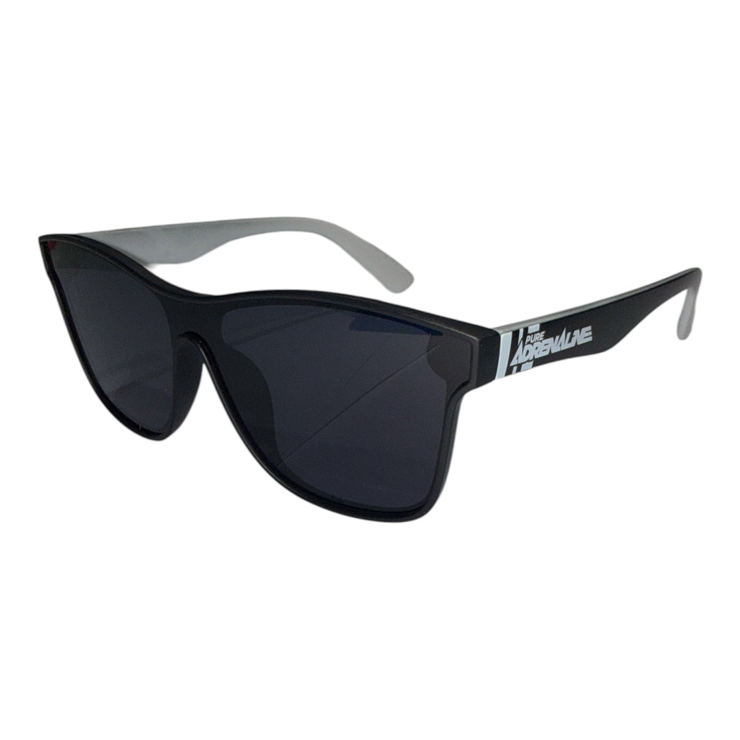 Versant Sunglasses - Black/White Frame, Tinted Lens