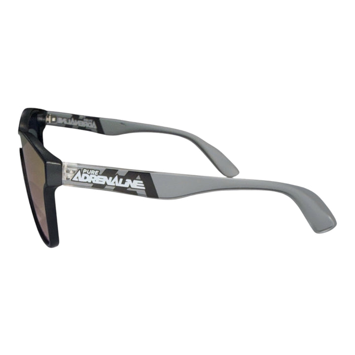 Versant Sunglasses - Black/Transparent Frame, Gold Lens