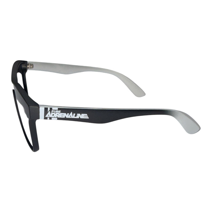 Versant Sunglasses - Black/White Frame, Tinted Lens