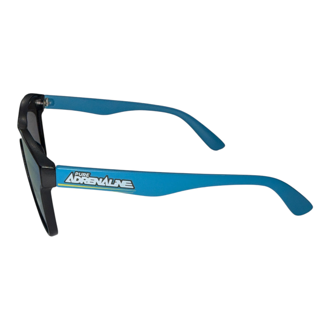 Versant Sunglasses - Black/Blue Frame, Blue Mirror Lens