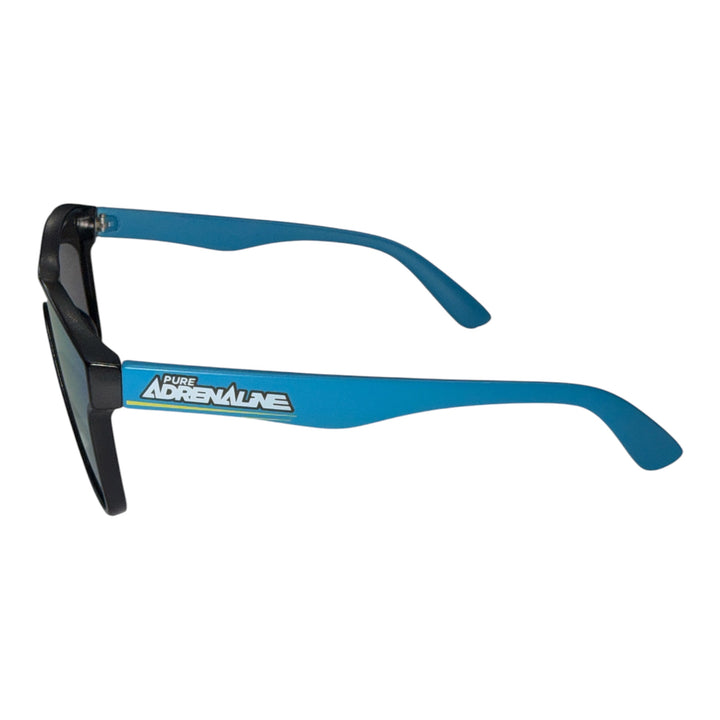 Versant Sunglasses - Black/Blue Frame, Blue Mirror Lens