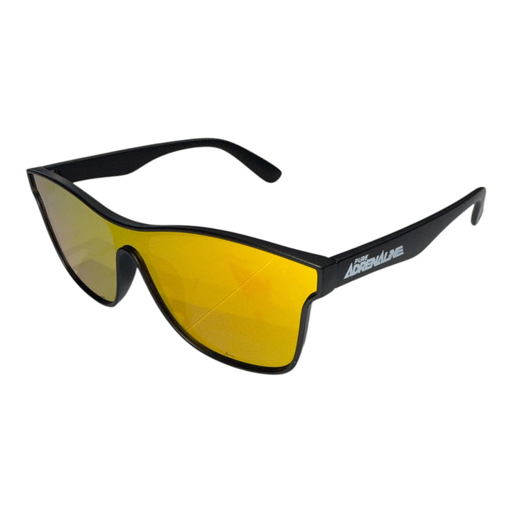 Versant Sunglasses - Black Frame, Gold Lens