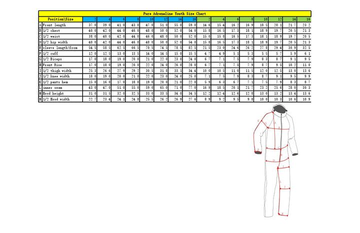 Indigo / Blue Youth Mono Suit - Pure Adrenaline Motorsports