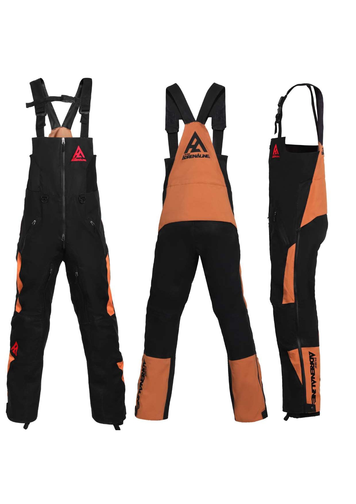 Mens Blizpex Bib and Launch Pro Jacket In Black-Almond - Pure Adrenaline Motorsports