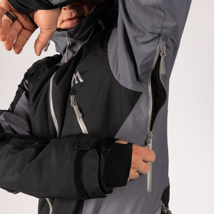 Black / Lava Smoke Mens Rise Mono Suit (2024) - Pure Adrenaline Motorsports