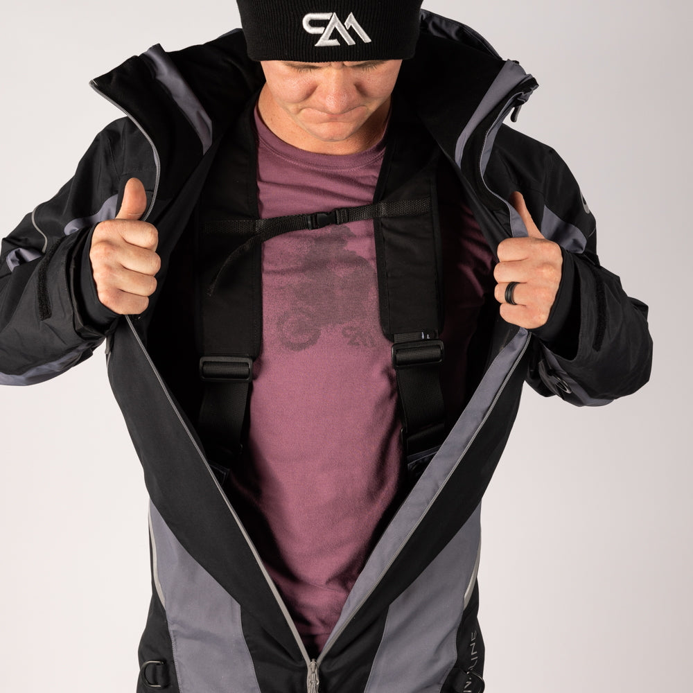 Black / Lava Smoke Mens Rise Mono Suit (2024) - Pure Adrenaline Motorsports