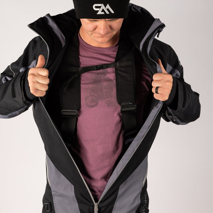 Black / Lava Smoke Mens Rise Mono Suit (2024) - Pure Adrenaline Motorsports