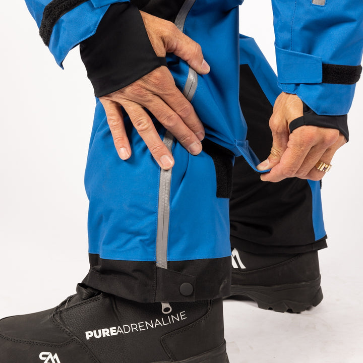 Black / Snorkel Blue Mens Rise Mono Suit (2024) - Pure Adrenaline Motorsports