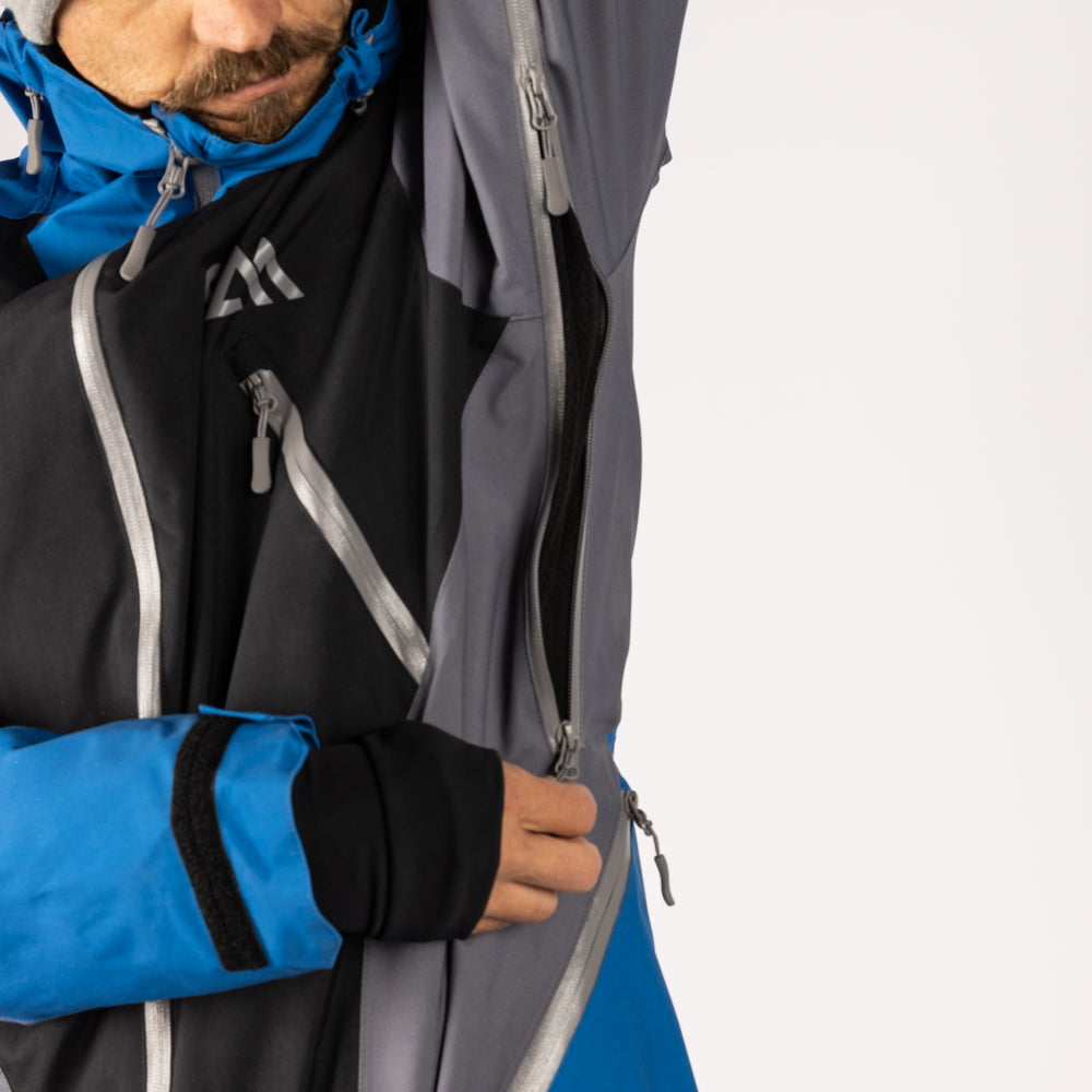 Black / Snorkel Blue Mens Rise Mono Suit (2024) - Pure Adrenaline Motorsports