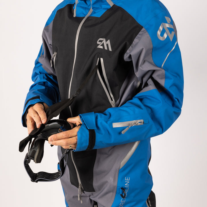 Black / Snorkel Blue Mens Rise Mono Suit (2024) - Pure Adrenaline Motorsports